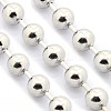 Tarnish Resistant Electroplate 304 Stainless Steel Ball Chains LS-CHS-L001-12mm-P-1