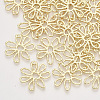 Alloy Open Back Bezel Pendants PALLOY-S121-205A-1
