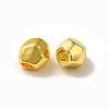 Oval Egg Alloy Faceted Beads FIND-G066-01G-2
