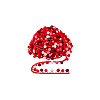 6.5 Yards Gradient Color Polyester Pom Pom Ball Tassel Ribbons DIY-GA0006-95D-8