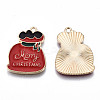 Eco-Friendly Alloy Enamel Pendants ENAM-Q437-066-NR-2