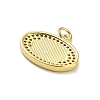 Brass Micro Pave Clear Cubic Zirconia Pendants KK-K365-02H-G-2