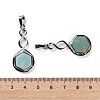 Natural Flower Amazonite Pendants G-F777-05P-09-3
