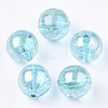 Transparent Acrylic Beads TACR-T006-01A-03-1