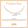 2Pcs Alloy Enamel Pink Bowknot Tassel 304 Stainless Steel Cable Chain Bag Decorative Chains AJEW-BBC0001-04-2