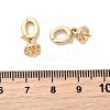 Brass Micro Pave Cubic Zirconia Pendant Bails KK-Z131-02G-3