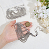 4Pcs Alloy Multi-Layered Chain Tassel High Heel Decor Anklets for Women AJEW-PH0007-78P-3
