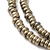 Electroplated Synthetic Non-magnetic Hematite Beads Strands G-I364-I01-01B-3