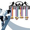 Fashion Iron Medal Hanger Holder Display Wall Rack ODIS-WH0037-217-7