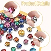 100Pcs 2 Styles Sew on Rhinestone GACR-FS0001-01-2