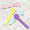 24Pcs 4 Colors PVC Zipper Pull Tabs PVC-GF0001-02B-03-6