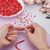 150G Opaque & Transparent Inside Colours Glass Seed Beads SEED-HY0001-37B-3