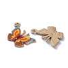 Alloy Enamel Printed Pendants ENAM-CJC0006-66D-1