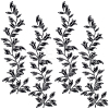 4Pcs Polyester Iron on/Sew On Patches PATC-CP0001-11B-1