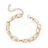 Aluminium Cable Chain Bracelets BJEW-JB12232-2