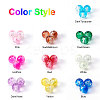 Baking Paint Crackle Glass Bead CCG-PH0002-8mm-02-3