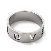 Non-Tarnish 201 Stainless Steel Finger Rings RJEW-G278-23P-2