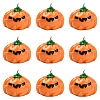 10Pcs Halloween Opaque Resin Pendants RESI-YW0004-94-1