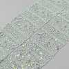 Polyester Flower Lace Ribbons with Paillettes OCOR-WH20048-04A-2