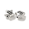 Tibetan Style Alloy Beads PALLOY-P302-01D-AS-2
