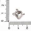 Brass Micro Pave Clear Cubic Zirconia Fruit Connector Charms KK-I276-15P-A02-3