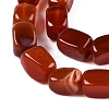 Natural Red Agate(Dyed & Heated) Beads Strands G-T138-104-3