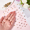 140Pcs 7 Colors Alloy Enamel Buttons FIND-GF0008-28-3