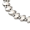 304 Stainless Steel Link Chain Bracelets for Women BJEW-S153-12P-2