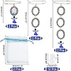 6Pcs 3 Style Photo Charm Alloy Brooches DIY-CA0004-26-2