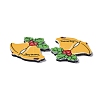 Christmas Style Printed Acrylic Cabochons LS-MACR-O045-01E-4