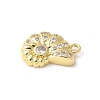 Brass Micro Pave Cubic Zirconia Pendants KK-P290-48G-2