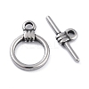 304 Stainless Steel Toggle Clasps STAS-I190-01AS-1