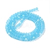 Transparent Glass Beads Strands X1-EGLA-A034-T4mm-MB08-3