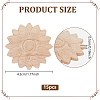 15Pcs Wood Chips WOOD-WR0001-26B-4