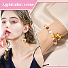 20Pcs 5 Styles  Bee Theme Opaque Resin Pendants RESI-SC0003-48-5