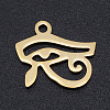 Ion Plating(IP) 304 Stainless Steel Laser Cut Charms A-STAS-S105-T919-2-1