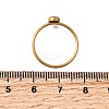 304 Stainless Steel Finger Ring Rhinestone Settings STAS-H237-01A-G-2