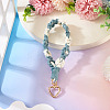 Cotton Braided Flower Pendant Decorations AJEW-TAC0030-032G-10-4