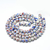 Baking Painted Glass Beads Strands X-DGLA-S115-12mm-K06-2