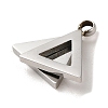 Non-Tarnish 304 Stainless Steel Charms STAS-L022-261P-2