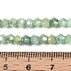 Ombre Effect Dyed Glass Beads Strands LS-GLAA-T025-4mm-09E-4