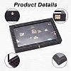 28 Grids Printed Imitation Leather Jewelry Tray Organizer Boxes MRMJ-WH0077-086-4