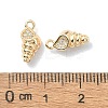 Brass Micro Pave Cubic Zirconia Pendants KK-A194-05G-3