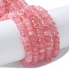 Dyed Natural Malaysia Jade Rondelle Beads Strands G-E316-2x4mm-66-1