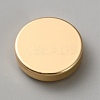 Flat Round Brass Button Covers Settings KK-WH0079-193B-KCG-1