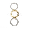 Brass Micro Pave Cubic Zirconia Plain Band Finger Rings for Women RJEW-P160-01B-G01-5