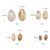 4 Style Natural Mixed Cowrie Shell Beads BSHE-FS0001-01-2