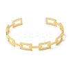 304 Stainless Steel Hollow Rectangle Cuff Bangles LS-BJEW-H322-01G-4