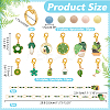 Green Plants Theme DIY Knitting Tool Sets HJEW-NB00149-2