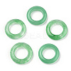 Natural Malaysia Jade Linking Rings G-N0325-05-2